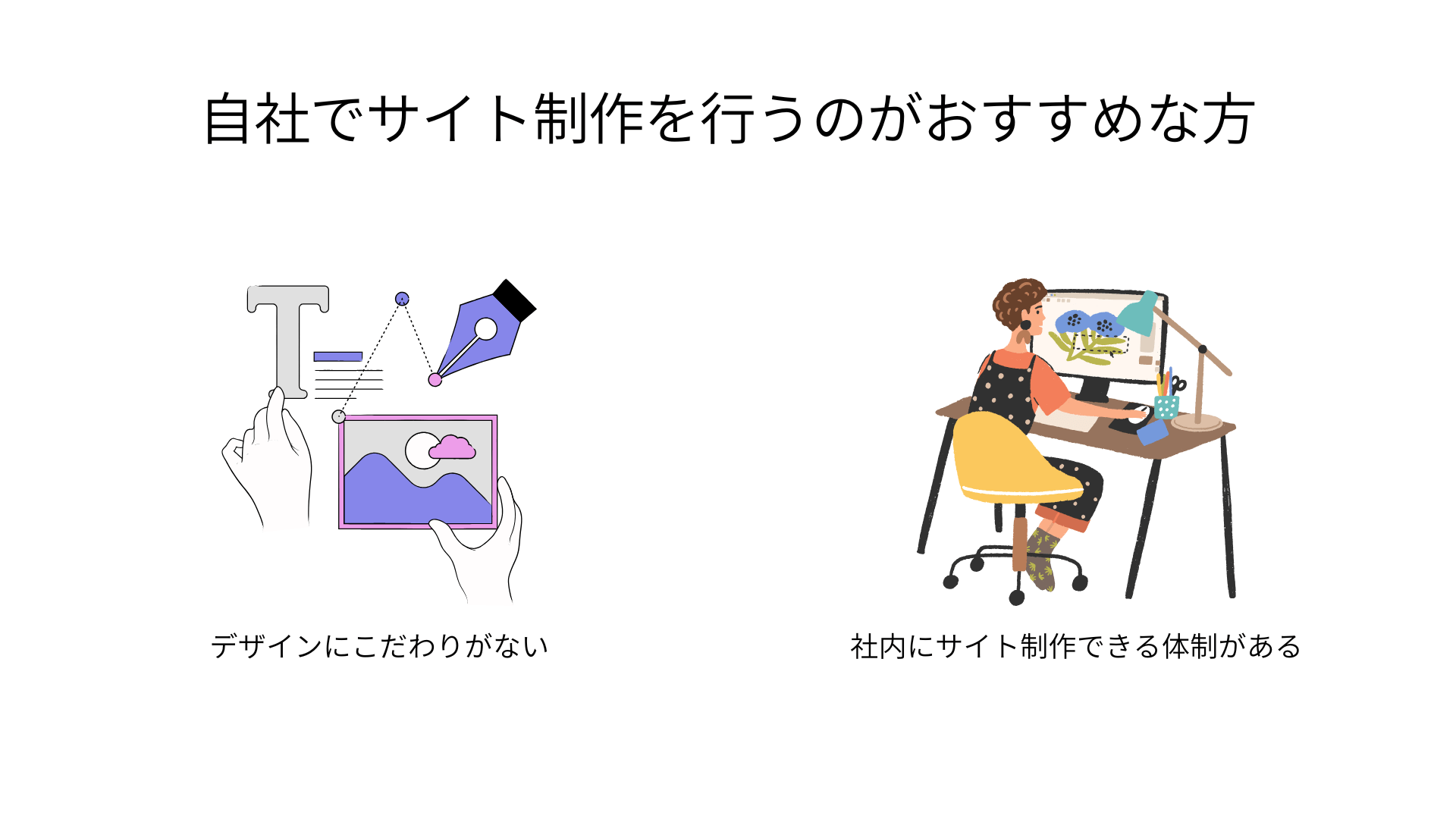 自社でサイト制作を行うのがおすすめな方